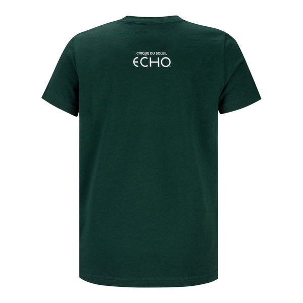 ECHO I'm Future Youth T-Shirt in Green - Back View